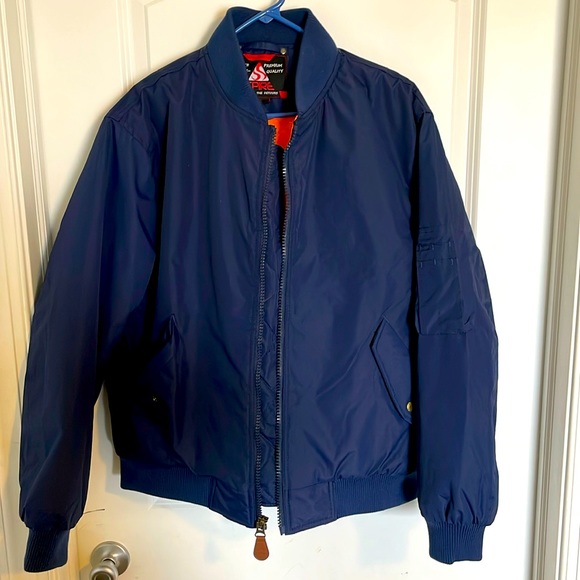 Spire Men's Heavyweight Flight Bomber Jacket MA-1 - Picture 2 of 4